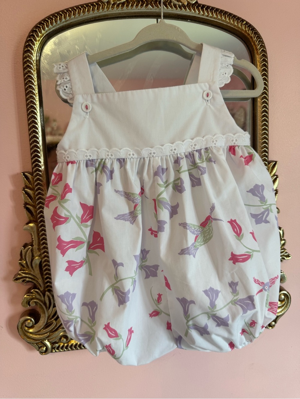 The Beaufort Bonnet Company Harbor Island Hummingbird bubble 12-18 months